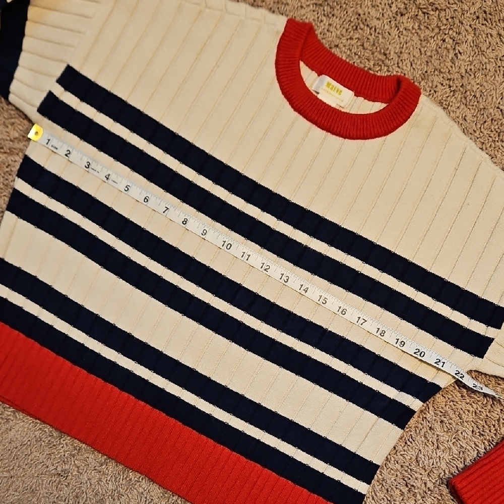 Maeve Rib Crew Compact Pullover Sweater - Picture 6 of 7